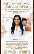 Kit Profesional para Lashistas 2026 – Formularios, Agenda y 20 Plantillas para Instagram