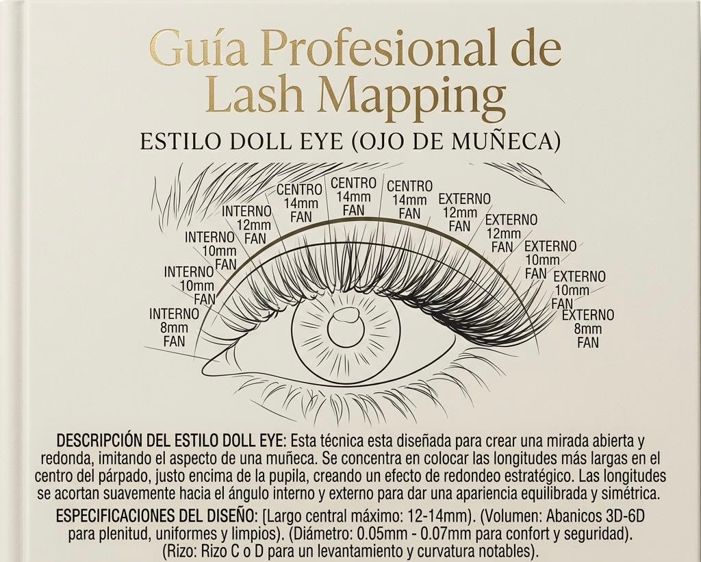 Guía profesional mapeo de pestañas